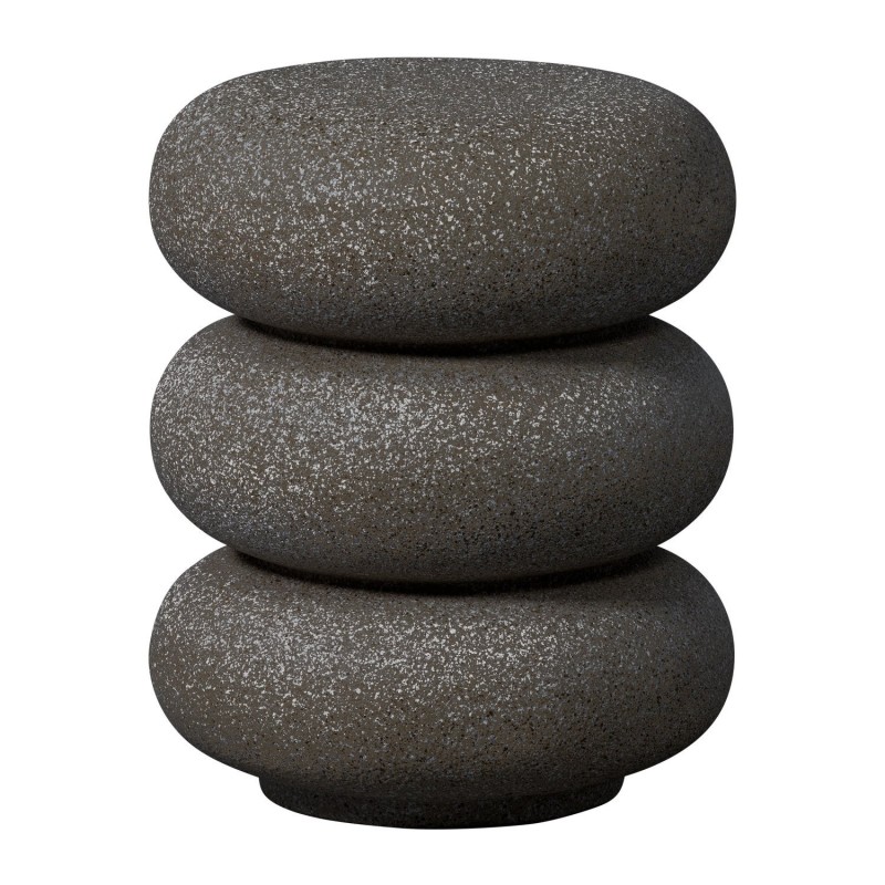 SIDE TABLE DOTS BLACK POLY - CAFE, SIDE TABLES